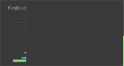 Desktop Screenshot of kvalitext.com